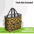 thumbnail image 3 of SunFlowers Garden Tools Bag, Water-proof Oxford Garden Tote Home Organizer Gardening Tool Bag Kit Holder with 8 Pockets for Indoor and Outdoor Gardening(Tools Not Included), 3 of 6