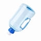 thumbnail image 2 of Botella de agua de 1 l sin BPA, con tapa, para deportes, picnic, color azul, 2 of 14