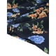 thumbnail image 5 of Falda Floral de Chiffon para Mujer Inspire Chic, A-line, Larga, con Volantes en Capas, Boho, Verano, Midi, Talla XS, Color Marino, 5 of 6