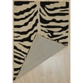 thumbnail image 3 of EORC BLACK Hand-Tufted Wool Transitional Modern Tufted Rug, 4' x 6'-Color:Black,Material:Wool, 3 of 4