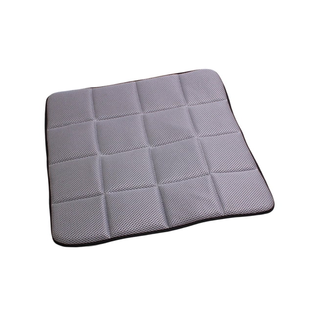 Almencla Car Seat Protector Mat Car Seat Pad Bamboo Comfortable Universal Breathable Non Gray