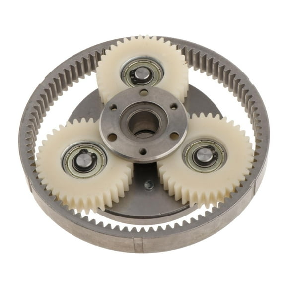 Engranaje de motor de bicicleta Engranajes de bicicleta eléctrica Conjunto de repuesto Accesorios para bicicleta eléctrica 36T Piezas de repuesto de Anillo de engranaje de nailon de 475 mm