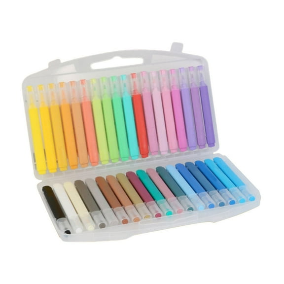 12-36 Colors Acrylic Paint Pens, Acrylic Paint Markers with Brush and Fine Tips for Kids and Adults, Wood, Canvas, Stone, Rock Painting, Glass, Ceramic Surfaces, DIY Crafts Making