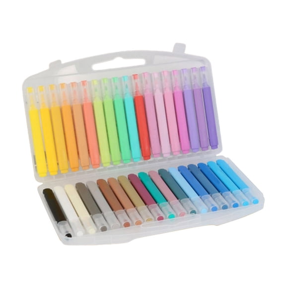 SLYNSHome 36Pcs Acrylic Paint Markers for Rock,Fabric,Wood,Glass,Craft Decoration,One-Tip Paint Pens Stocking Stuffers Christmas Gift Idea,Painting Supplies