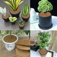 thumbnail image 2 of Coco Plant Mat, Coco Mulch Disc, Winter Protection for Potted Plants, Protect Potted Plant Roots from Frost 20cm Fontainebleau, 2 of 5