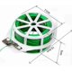 thumbnail image 3 of Garden Plant Support Ties, 2 Rolls of 100m Green PVC-Coated Wire for Gardening and Home Use, 3 of 5