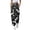 Black, variant on Womens Halloween Pajamas Pants Cartoon Pumpkin Ghost Sleepwear Wide Leg Pants Cozy Pjs Bottoms Lounge Pants