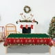 thumbnail image 4 of Juego de platos de papel navideño | Suministros desechables para vajilla de fiesta | 16 platos 16 tazas 20 pañuelos 1 mantel | Rojo Multicolor Festivo | Decoración navideña | Tamaños de 9 pulgadas y, 4 of 6