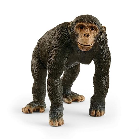 Schleich Wild Life - 3" Chimpanzee Animal Figurine - Realistic Monkey Figure - Educational Toys for Imaginative Play for Children - Realistic Jungle Toy - Kids Ages 5  | 14883