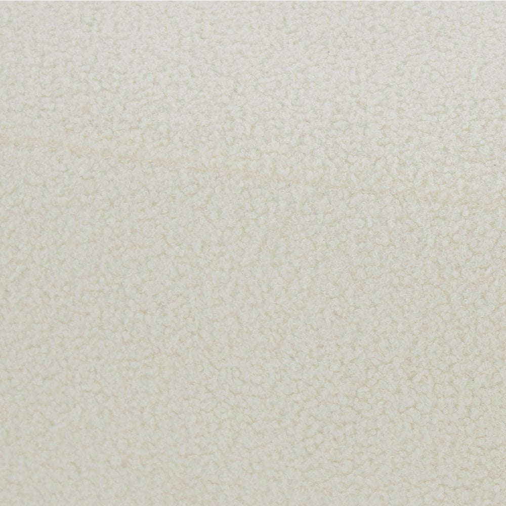 Calliope Cream Vegan Shearling Modular Loveseat