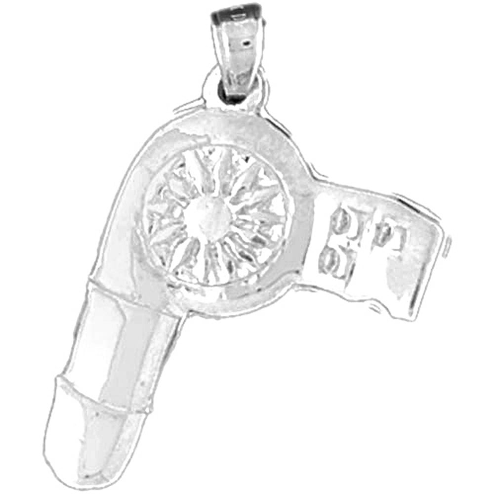 Jewels Obsession Bulldog Pendant Sterling Silver 29mm Bulldog with 7.5 Charm Bracelet