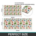 thumbnail image 7 of White Christmas Gnome Pattern Kitchen Rugs Sets Of 2,Anti Fatigue Kitchen Mat Rugs Non Slip Washable,Decorative Kitchen Floor Mats for Kitchen,Sink,Laundry,17"x30"+17"x47", 7 of 7