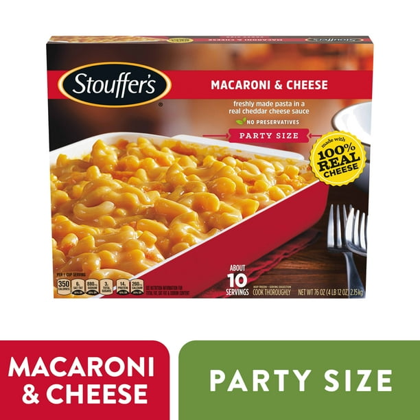 Stouffer's Macaroni and Cheese Party Size Frozen Frozen Meal, 76 oz