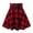 Red, variant on Lolmot Skirts for Women Trendy Summer Fashion Sexy Casual High Waist Lattice Printing Splicing Frenulum A-line Mini Skirt