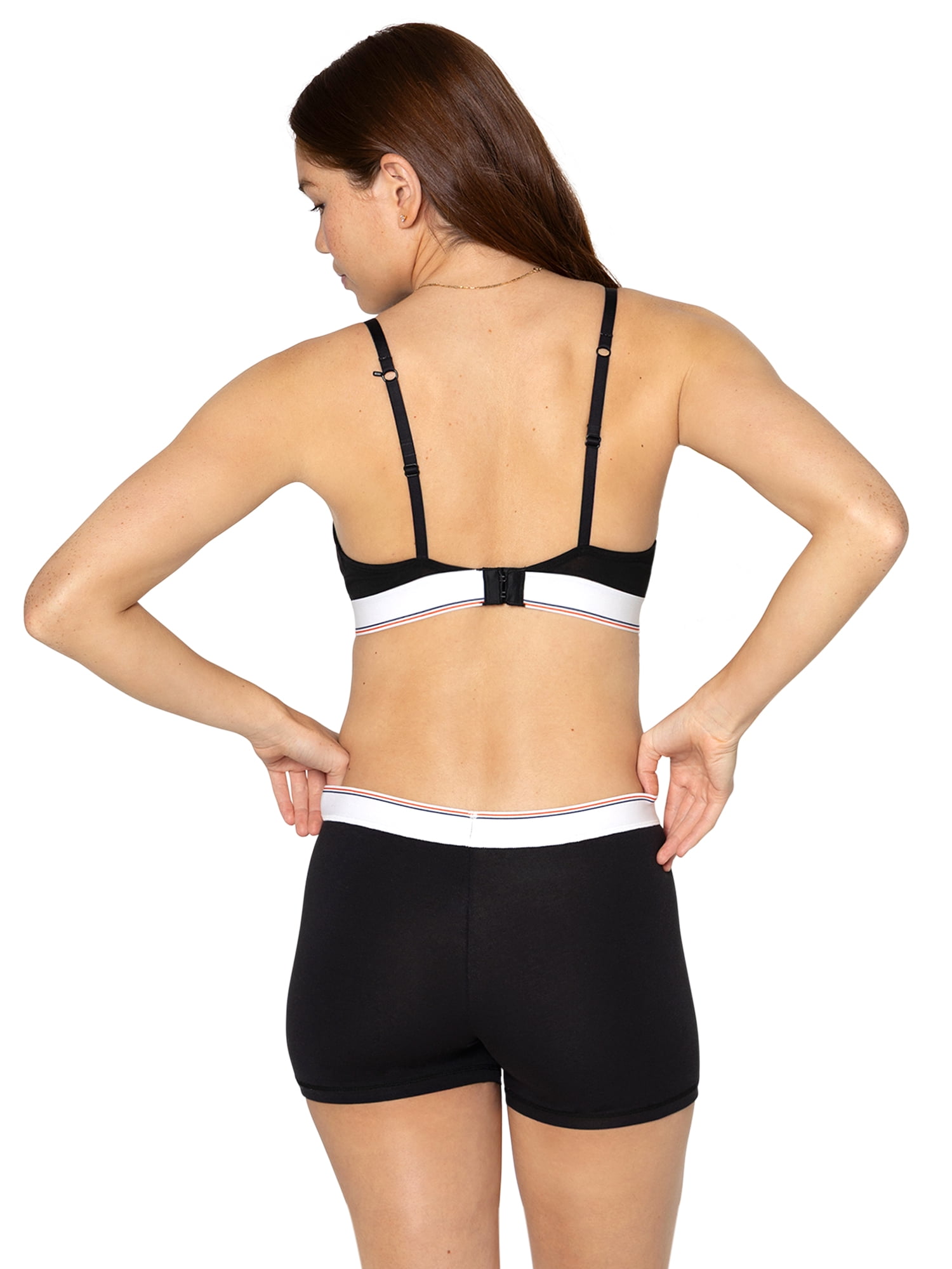 fresh collection by Fruit of the Loom Women's Cotton Boxer Brief 2-pack