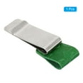 thumbnail image 3 of Uxcell Stainless Steel Pen Loop Notebook Clip Carved Leather Holder Sleeve, Green, 3 of 5