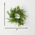 thumbnail image 4 of 16"H Sullivans Verdant Leafy Foliage Ring, Green, 4 of 4