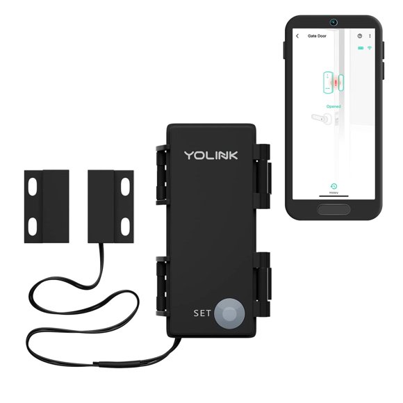 Sensor de Contacto Inteligente YOLINK Exterior Alcance de 1/4 Milla