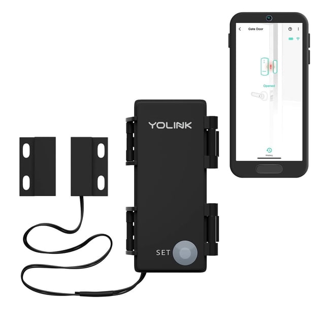 Sensor de Contacto Inteligente YOLINK Exterior Alcance de 1/4 Milla