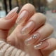thumbnail image 2 of 24 Pcs Medium Ballerinas False Nail Elegant Press On Nail Glittering Artificial Nail Rhinestones Stick on Nail for Party, 2 of 4
