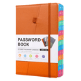 thumbnail image 1 of Password Keeper Book with Colorful Alphabetical Tabs and Two Bookmarks, for Seniors 8.4X5.9Inch, Internet Address A, 1 of 8