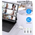 thumbnail image 4 of Adaptador USB-C AKWOR 3 en 1 AUX para auriculares OTG 60W PD, 4 of 8