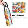 thumbnail image 4 of Yayeee 20oz Insulated Water Bottle Double Wall Stainless Steel with Flip Straw Lid, Watercolor Tomatoes, 4 of 7