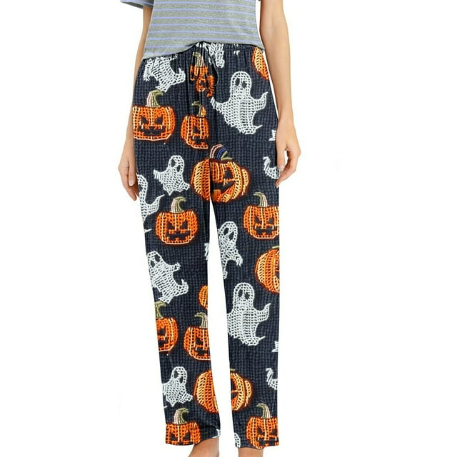 Pantalon de Pyjama pour Hommes Pantalon de Pyjama pour Hommes et Femmes Com pour table Doux Décontracté Imprimé Pyjamas Pantalon de Pyjama pour Femmes