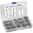 thumbnail image 1 of Hex Socket Cap Head Stainless Steel Screws, Anti-corrosion Cylindrical Head Socket Cap Self Tapping Screws with Deep Thread Pitch for Wide Range of Applications, 1 of 5