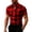 Red, variant on LEKWK Mens Button Down Short Sleeve Shirt Lightweight Wrinkle Free Casual Plaid T-Shirts Breathable Loose Fit Stretch Dress Shirts Summer Business Outfits