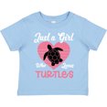 thumbnail image 3 of Inktastic Just a Girl Who Loves Turtles Girls Toddler T-Shirt, 3 of 5
