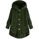 thumbnail image 1 of Chaqueta con capucha y osito de peluche para mujer, color liso, 1 of 3