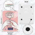 thumbnail image 2 of Flower Hands Pink Food Scale Digital Kitchen Scale Waterproof Tempered Glass Tare Function 11 lb for Baking Cooking Meal Prep, 2 of 7