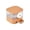 #01 _ Orange, variant on No Drip Rabbit Water Bottle 750ml, Top Refill Pet Water Bowl Bottle for Bunny, Guinea Pig, Ferret, Chinchilla,Squirrel,Hamster,Puppy Kitten, Other Small Animals _ White _ White