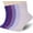 10-purple(5 Pairs), variant on Women Thin Cotton Socks, Soft Cotton Bootie Socks Women Above Ankle Crew Socks 5-10 Pairs