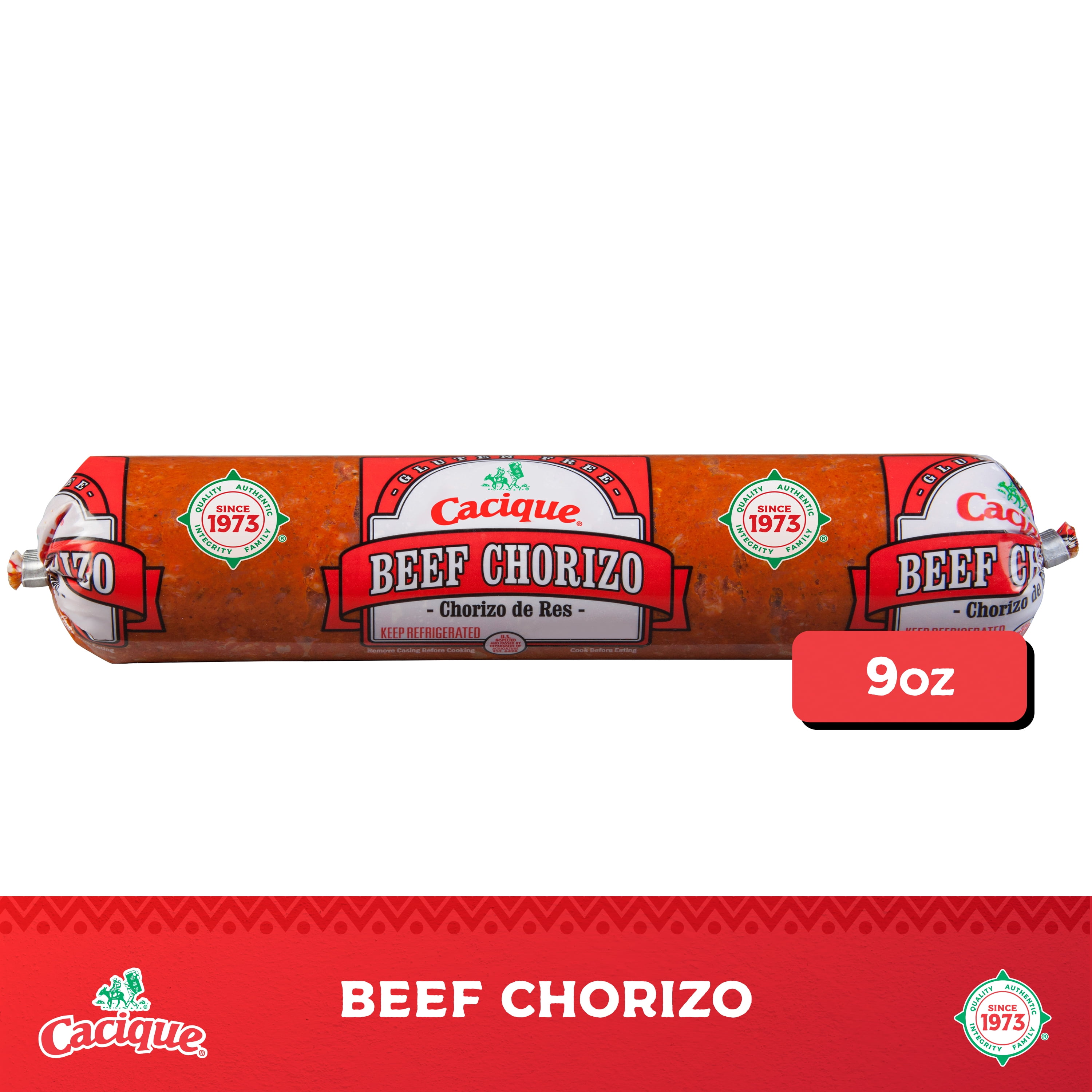 Cacique Gluten Free Beef Chorizo, 9 oz (Refrigerated)