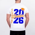 thumbnail image 3 of 2026 Graduation Double Sided Different Design T-Shirt, Senior 2026 Tee Class of 2026 Celebration T-Shirt, 2026 Double Sided Tee OdeJous White 4XL, 3 of 4