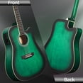 thumbnail image 5 of Ktaxon 41-Inch Full-Size Acoustic Electric Guitar with 10W Amp Bag Tuner and other Accessories Green, 5 of 8