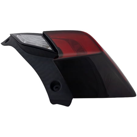 Tail Light Assembly Compatible with 2016-2020 Honda Civic LX Coupe 2-Door 2.0L R20C2 DOHC i-VTEC 4-Cyl 158HP Left Driver Outer On Body Replaces 33550-TBG-A01 33550TBGA01