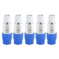 thumbnail image 2 of Adaptador de audio, 5 piezas, conector de audio XLR de 3 pines, conector de audio resistente al agua, elegante y moderno, 2 of 9
