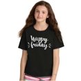 thumbnail image 3 of Happy Friday Weekend Vibes Fun TGIF Girls Kids T Shirt Tees Teen Brisco Brands XS, 3 of 5