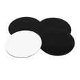 thumbnail image 2 of 4pcs 50mm Black Aluminum Alloy Car Wheel Center Hub Cap Emblem Decal Sticker, 2 of 4