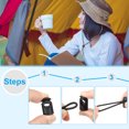 thumbnail image 4 of Uxcell Plastic Cord Lock, Single Hole Spring Toggle Stopper Adjustable Cord Stop Fastener End Pink, 4 of 6