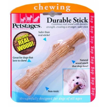Petstages Dogwood Stick Dog Toy Small Brown 5