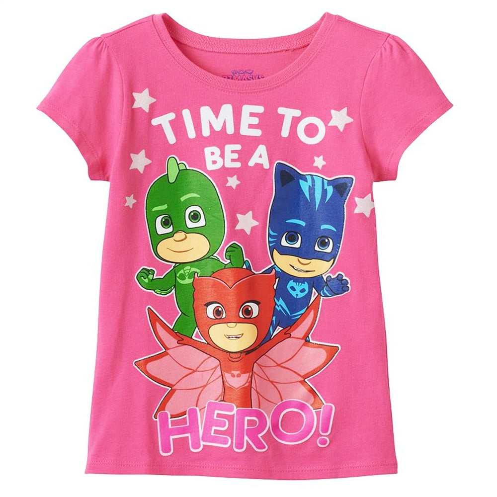 PJ Masks PJ Masks Toddler Girls' Owlette, Catboy & Gekko TShirt