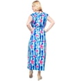 thumbnail image 4 of HAPPY BAY Women's Summer Front Open Chunky Beach Beachwear Duster Kimono Cardigan L-XL Blue Horizon_AB942, 4 of 5