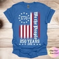 thumbnail image 4 of 250th America Anniversary Shirt, US 250 Years Sweatshirt, We The People Shirt, Vintage Independence Day Hoodie, Patriotic Tee with USA Flag, 4 of 4