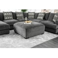 thumbnail image 6 of Contemporary Modular Sectional L-Shaped Left Chaise Sectional Gray Chenille Living Room Furniture Couch Sofa Lounge Guest, 6 of 7