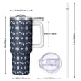 thumbnail image 2 of Christmas 40oz Tumbler– Stainless Steel Insulated Tumbler with Handle and Straw, Large Capacity Travel Cup for Hot & Cold Drinks, 2 of 7