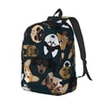 thumbnail image 2 of Balery Dogs Vintage Canvas Backpack for Men and Women - Large Capacity, Durable Travel Laptop Bag for School, Work, Hiking, and Outdoor Activities, 2 of 7